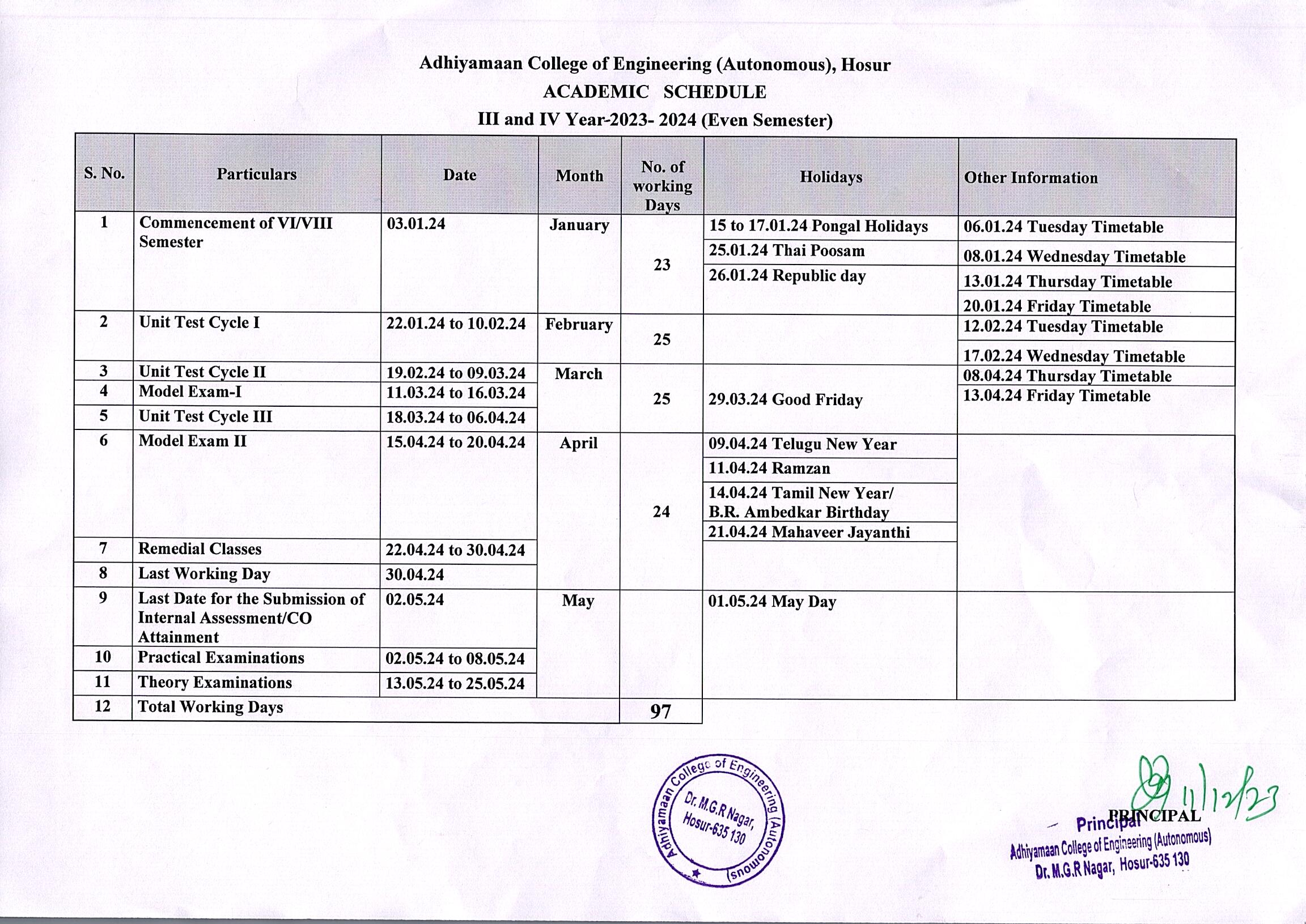 Adhiyamaan - Best Engineering College